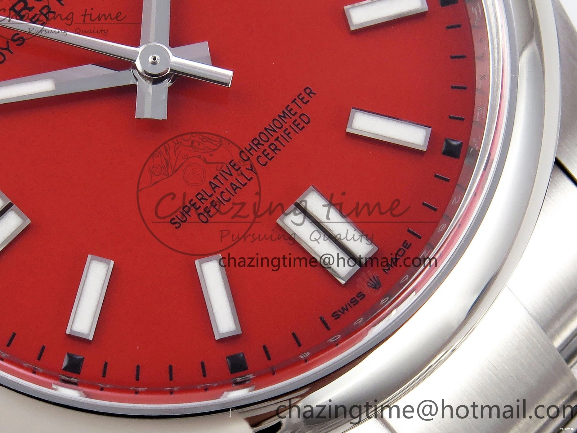 Best 41mm Red 1:1 VR3230 Steel Dial Clean Perpetual 904L 126000 Edition Oyster 0219